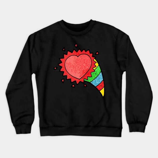 rocket heart Crewneck Sweatshirt by rositura